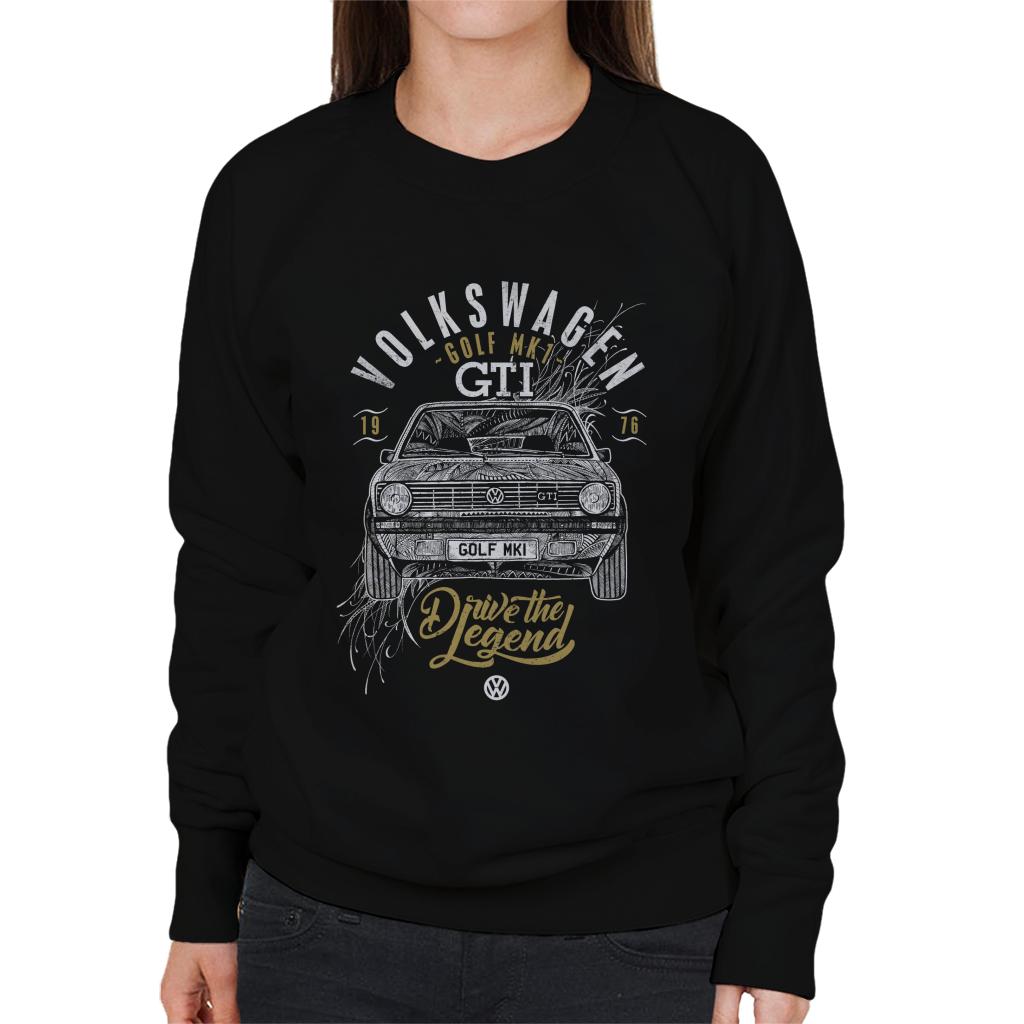 Volkswagen Drive The Legend Golf MK1 GTI Women's Sweatshirt product image 1
