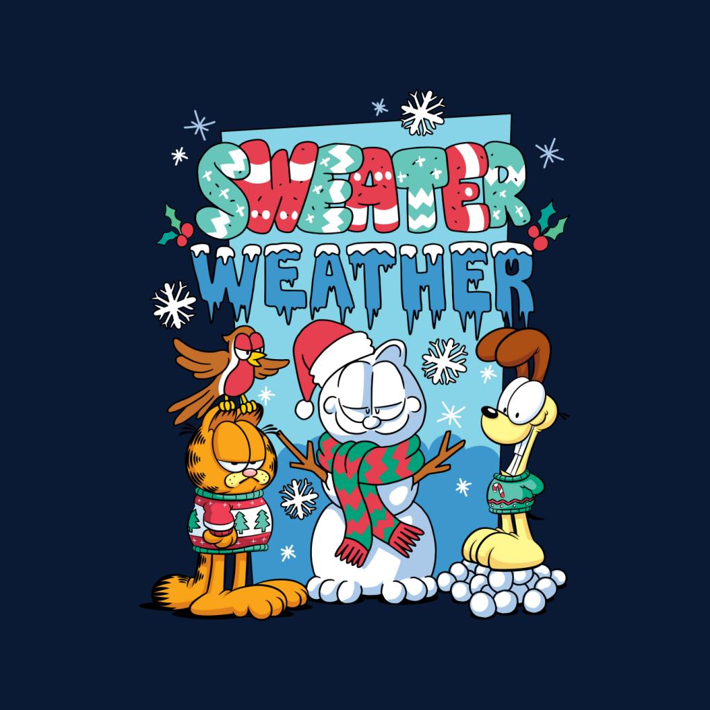 Garfield Christmas Sweater Weather Women's T-Shirt product image 5