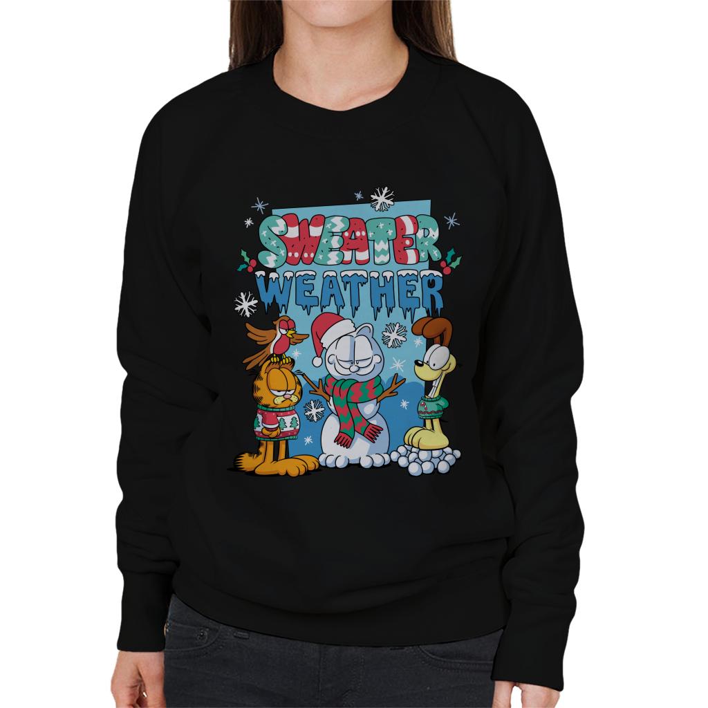 Garfield Christmas Sweater Weather Women's Sweatshirt product image 1