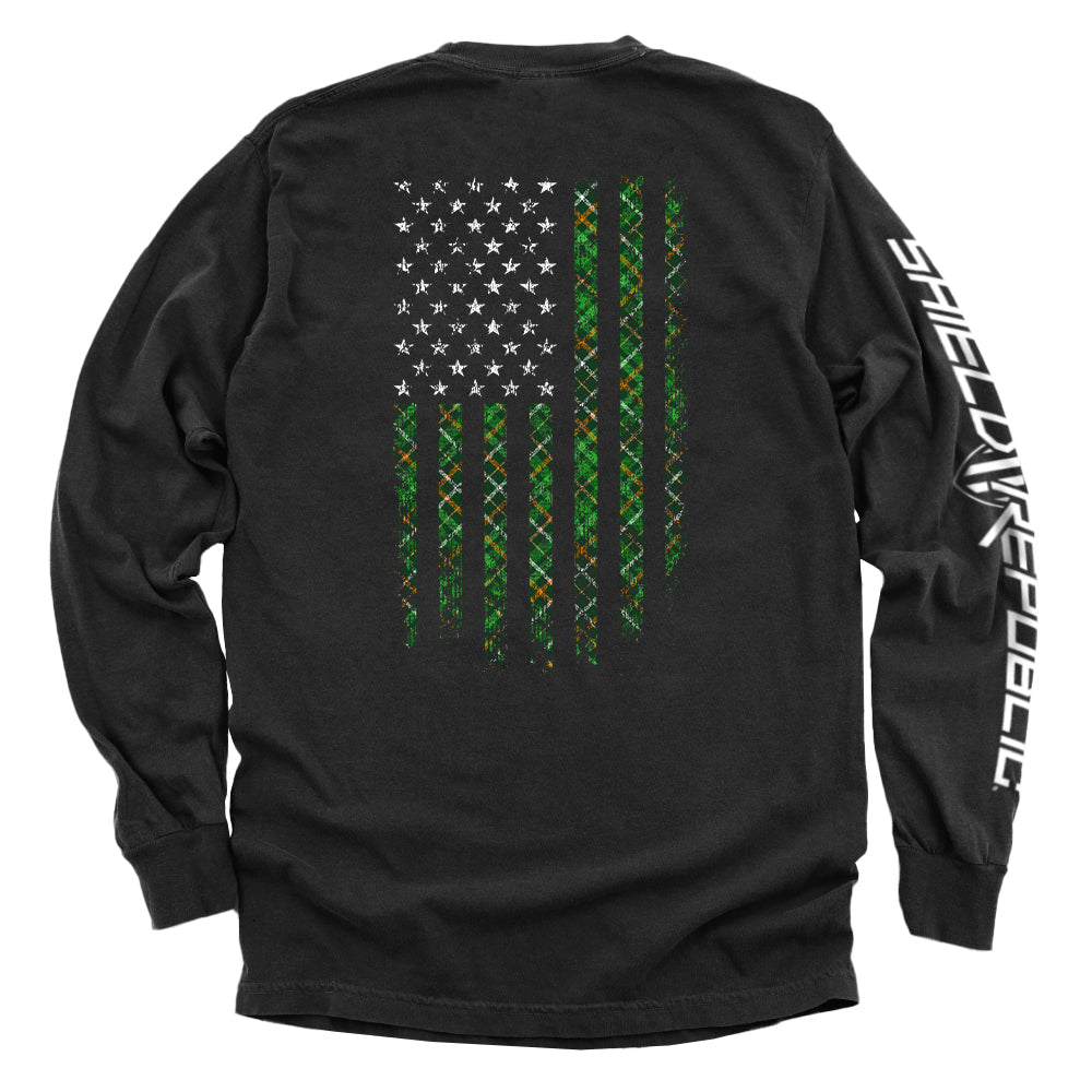 Irish Plaid American Flag