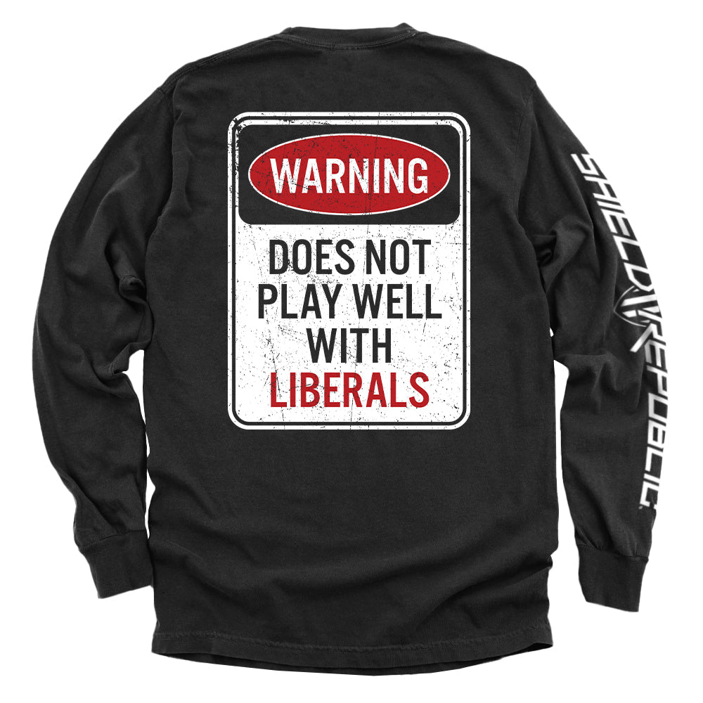 Warning Does Not Play Well With Liberals product image 2