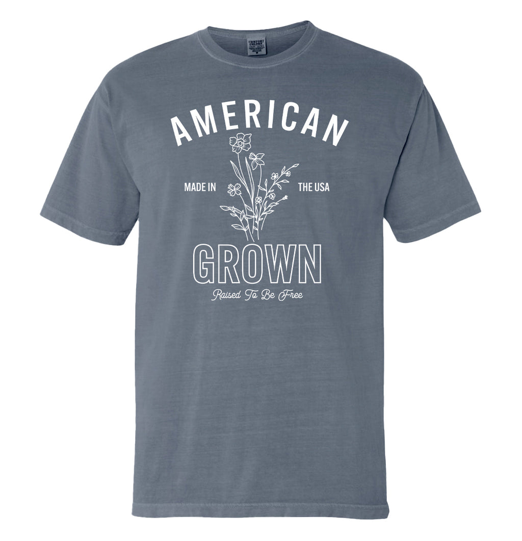 American Grown Raised To Be Free (Front)