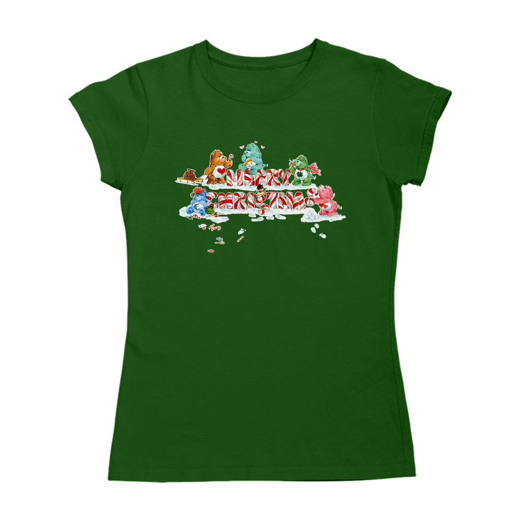 Care Bears Christmas Merry Xmas Candy Cane Women's T-Shirt product image 4