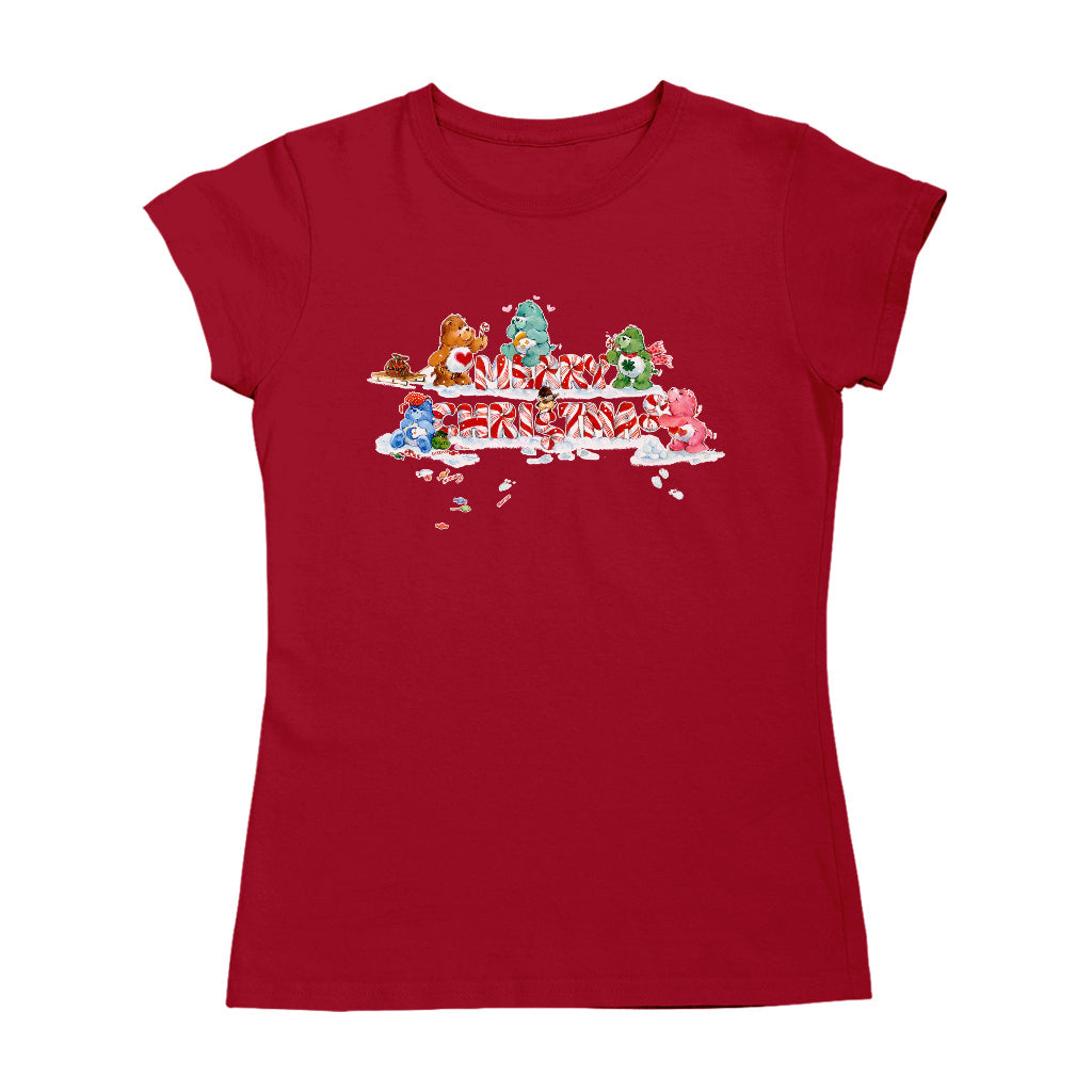 Care Bears Christmas Merry Xmas Candy Cane Women's T-Shirt product image 6