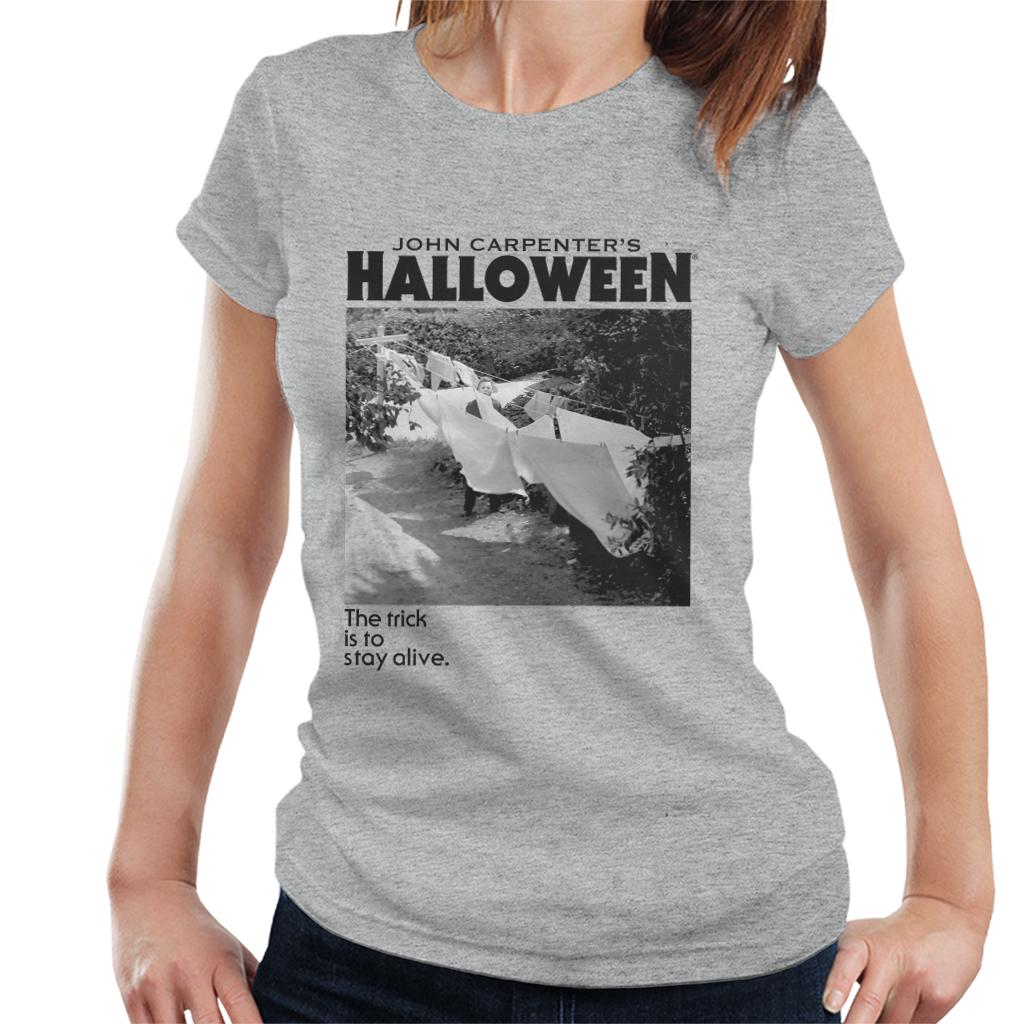 Halloween Michael Myers Standing By Clothes Line Women's product image 1