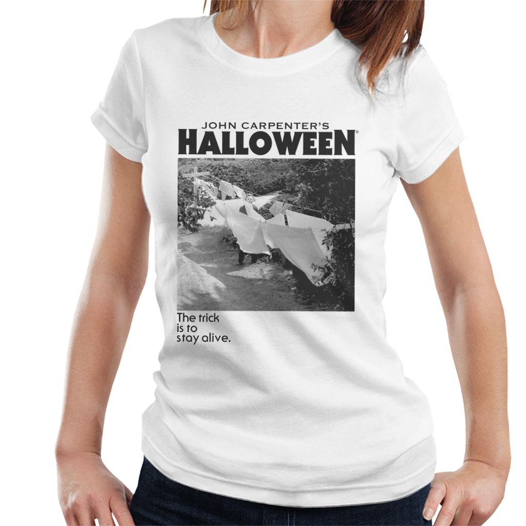 Halloween Michael Myers Standing By Clothes Line Women's product image 4