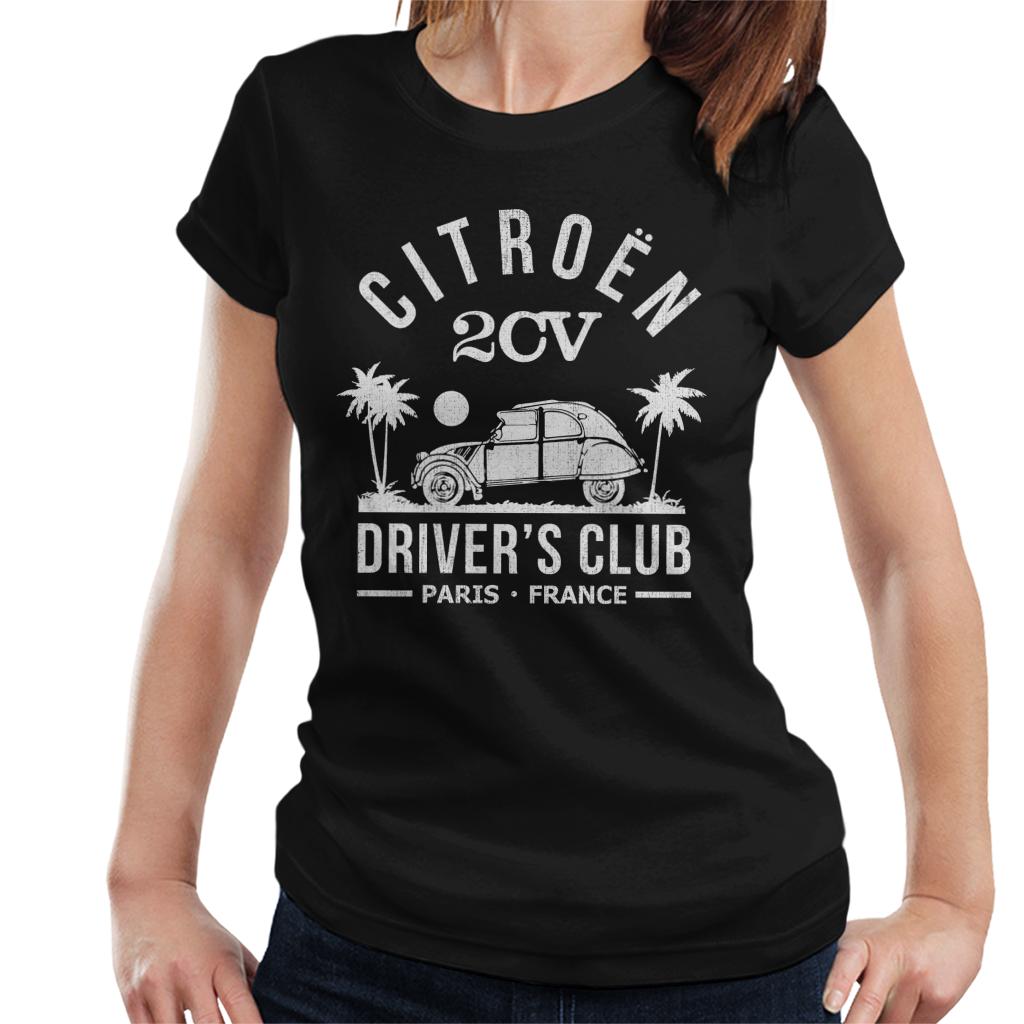 Citroën 2CV Driver's Club White Beach Women's T-Shirt product image 1