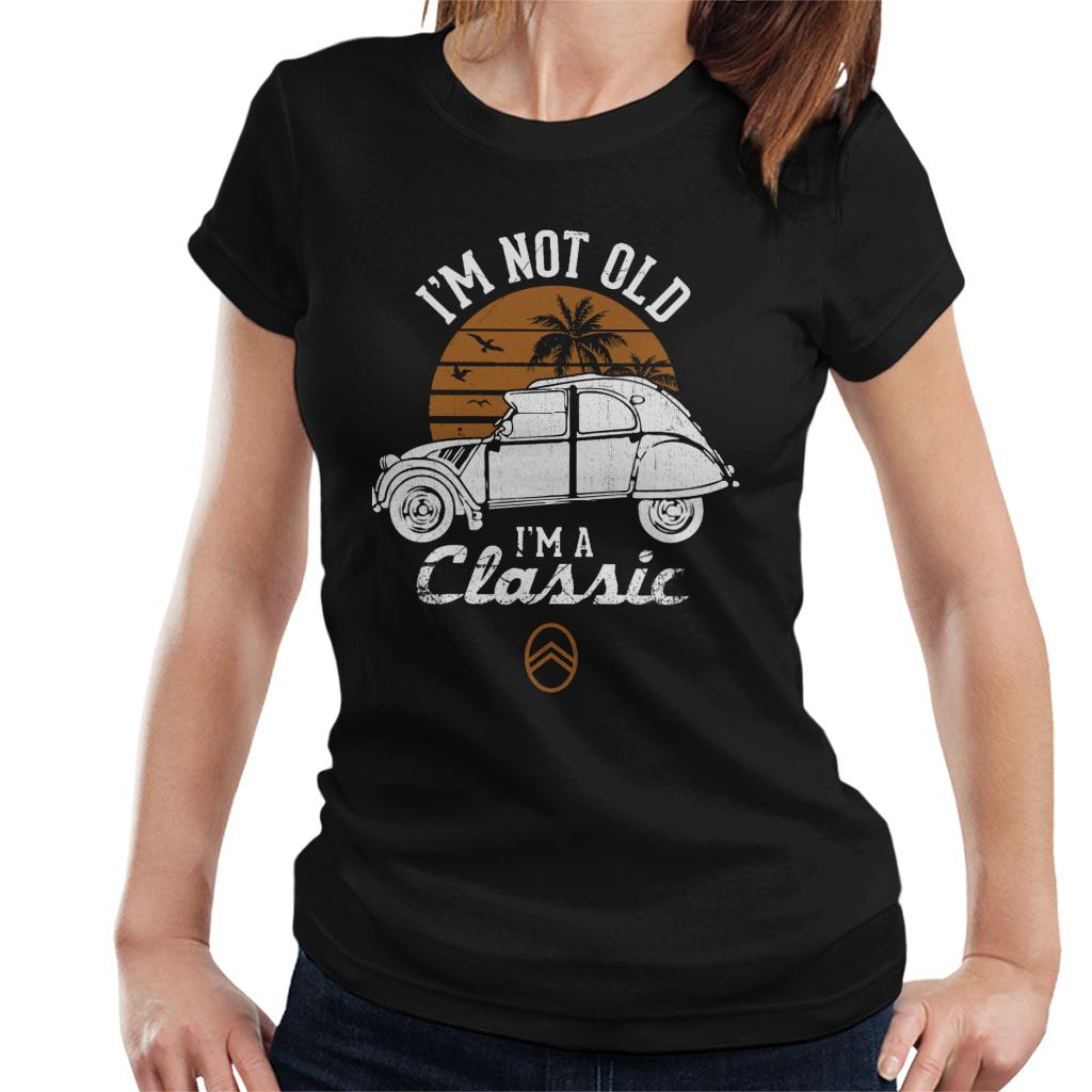 Citroën 2CV White I'm Not Old Classic Sunset Women's T-Shirt product image 1