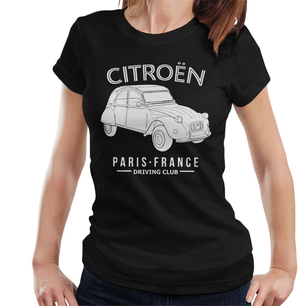 Citroën Driving Club White 2CV Paris France Women's T-Shirt product image 1