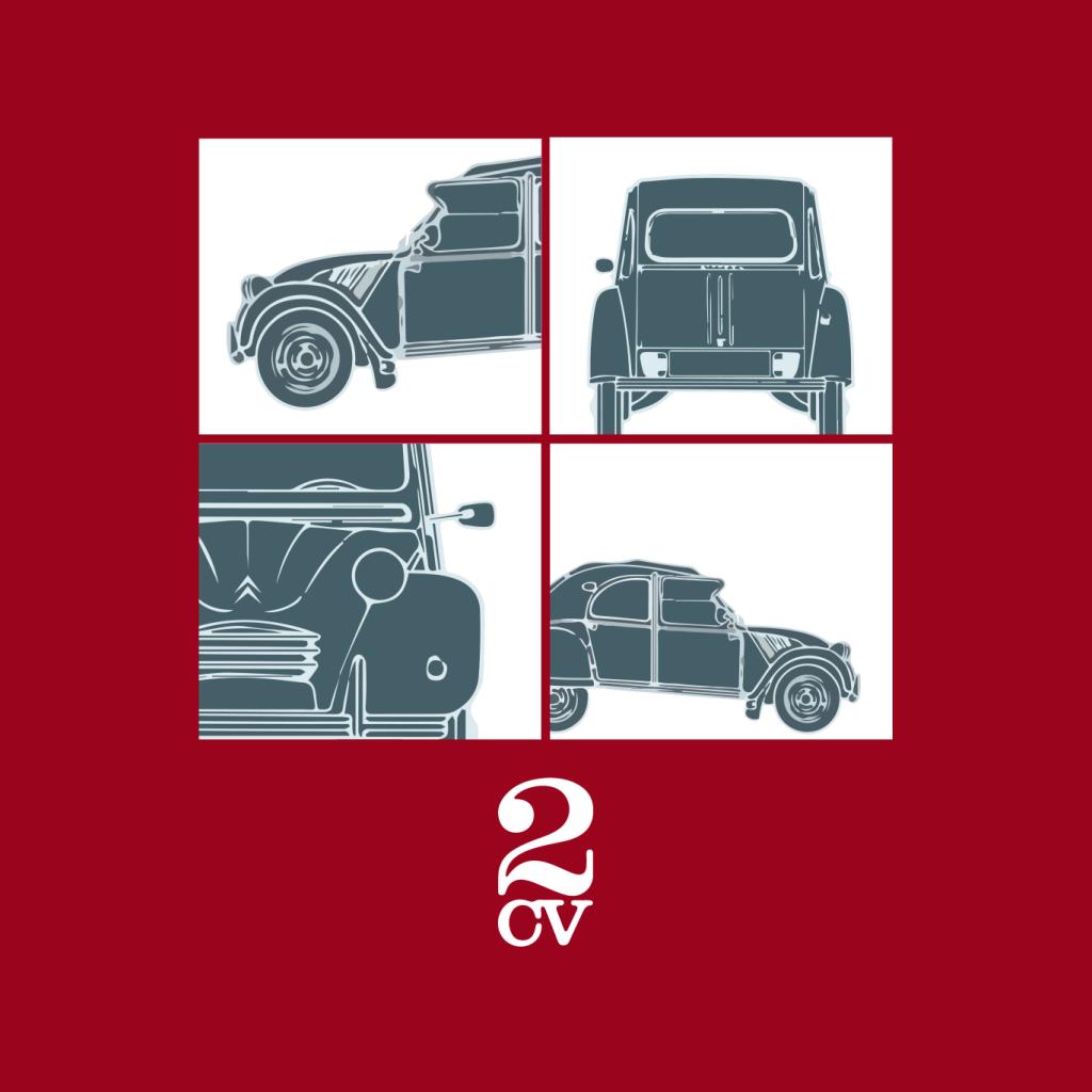 Citroën 2CV White Glamour Close Ups Women's T-Shirt product image 7