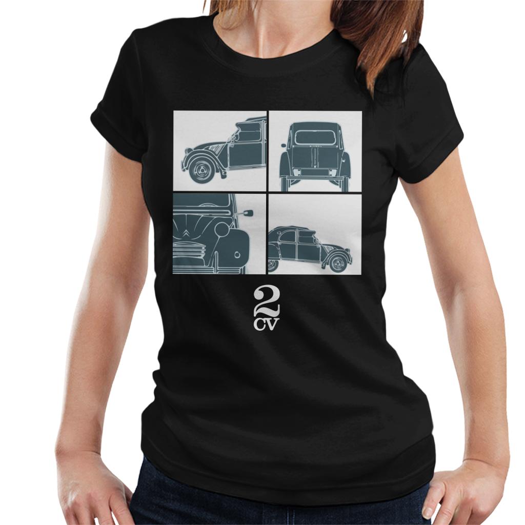 Citroën 2CV White Glamour Close Ups Women's T-Shirt product image 1
