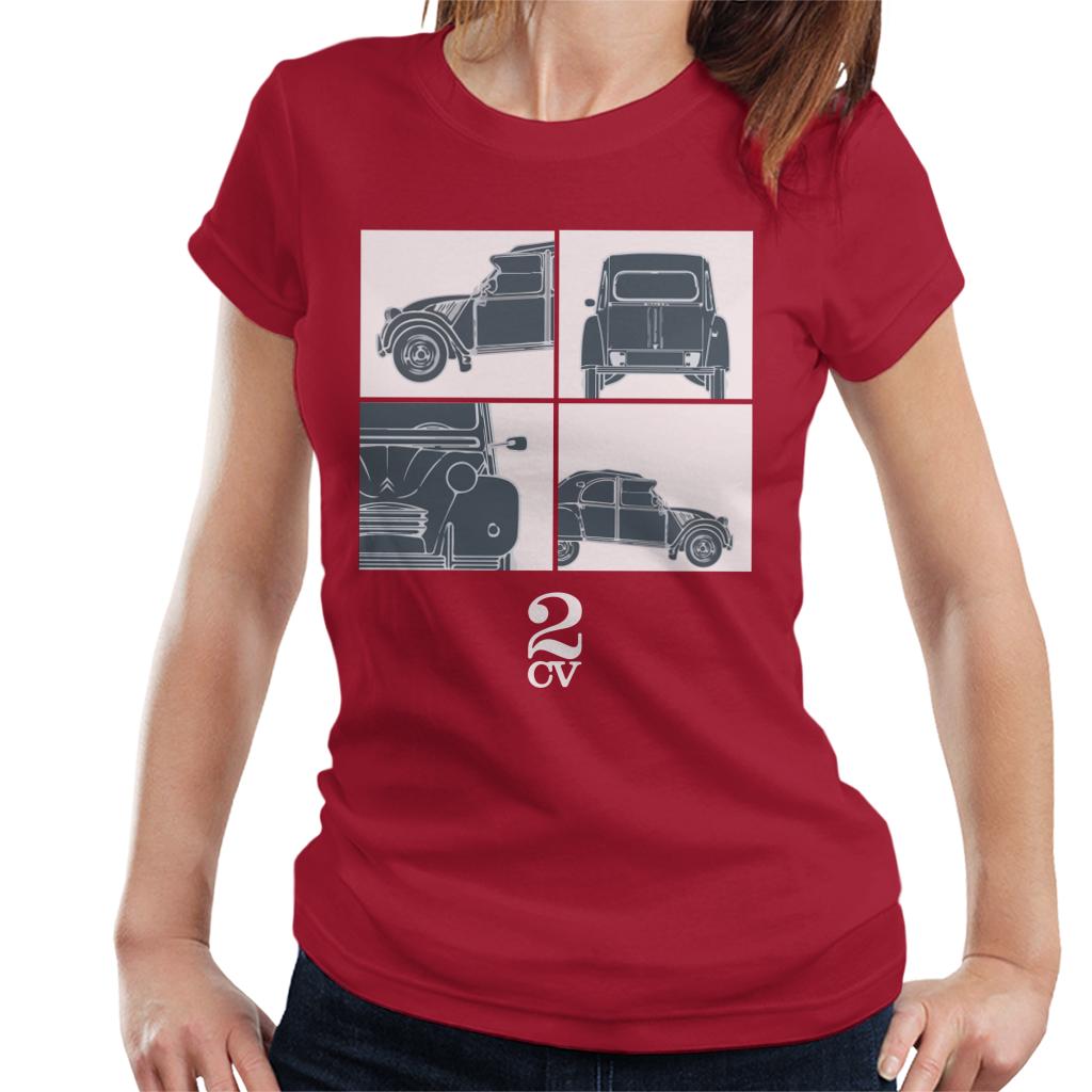 Citroën 2CV White Glamour Close Ups Women's T-Shirt product image 6