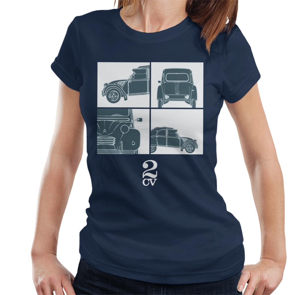 Citroën 2CV White Glamour Close Ups Women's T-Shirt product image 4