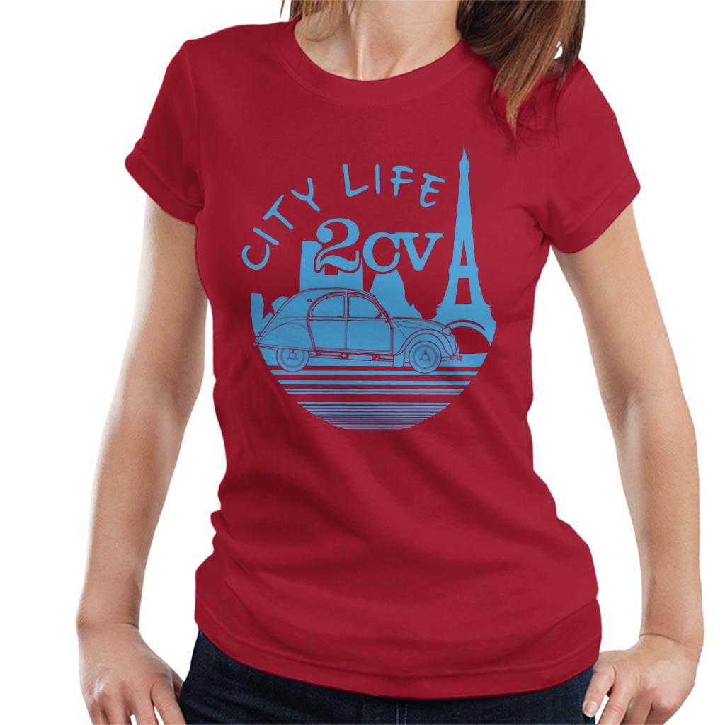 Citroen 2CV City Life Paris Women's T-Shirt product image 6
