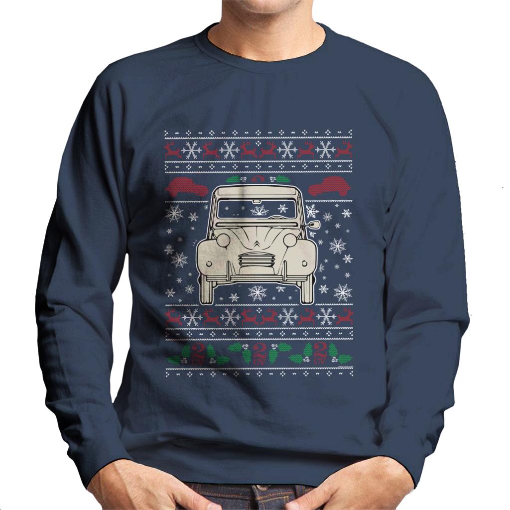 Citroen Christmas Knitted Pattern Men's Sweatshirt product image 1