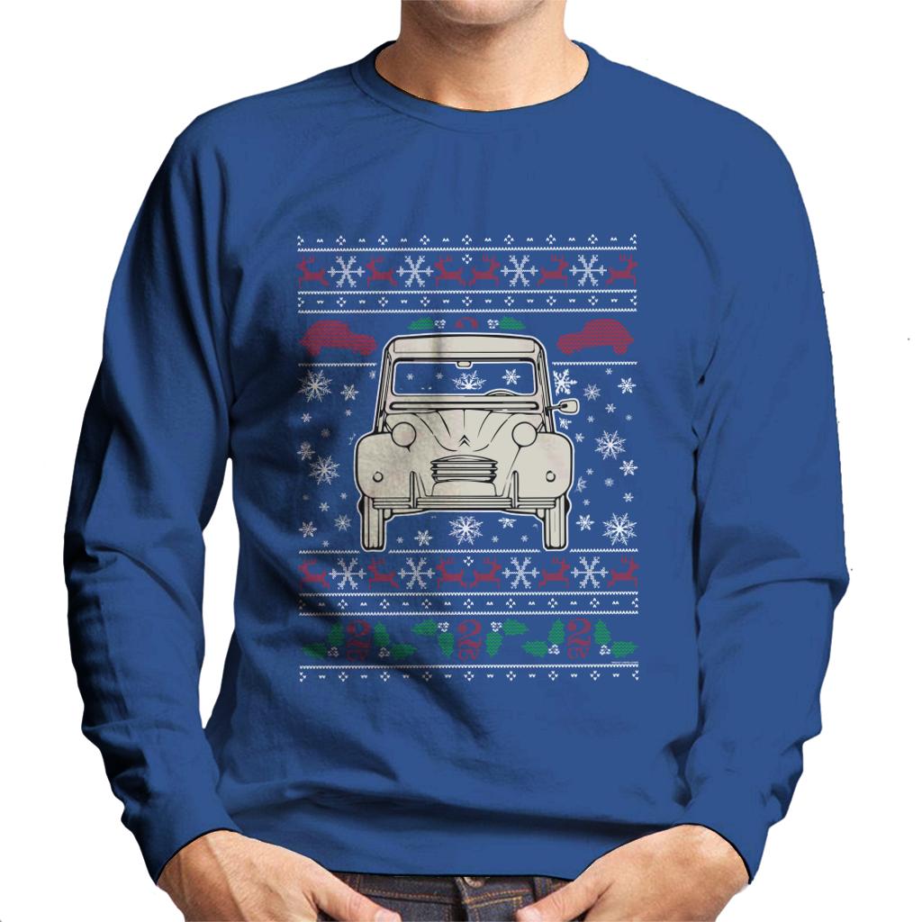 Citroen Christmas Knitted Pattern Men's Sweatshirt product image 4