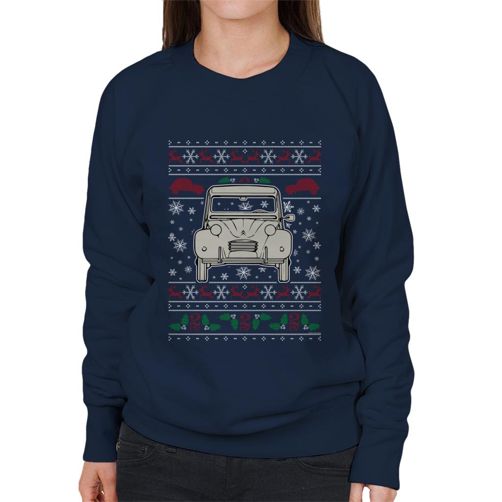 Citroen Christmas Knitted Pattern Women's Sweatshirt product image 1
