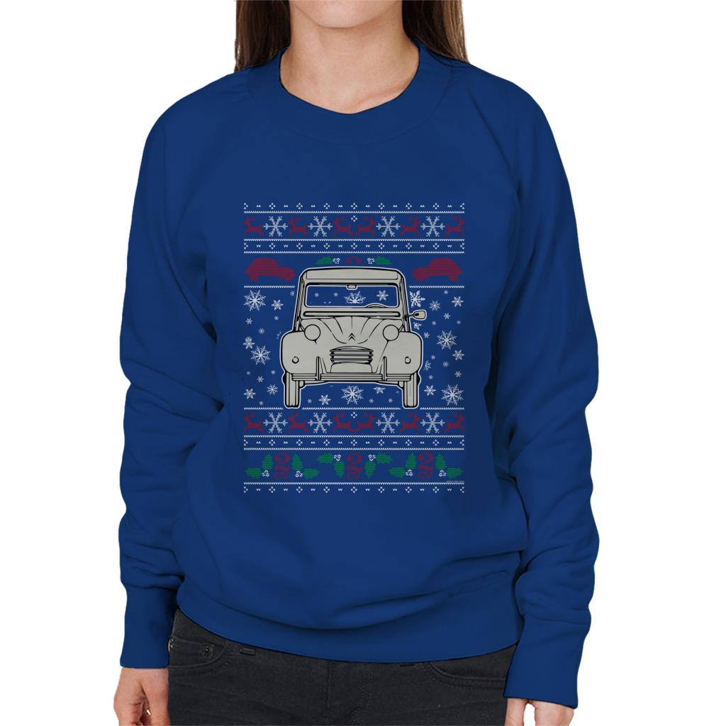 Citroen Christmas Knitted Pattern Women's Sweatshirt product image 4