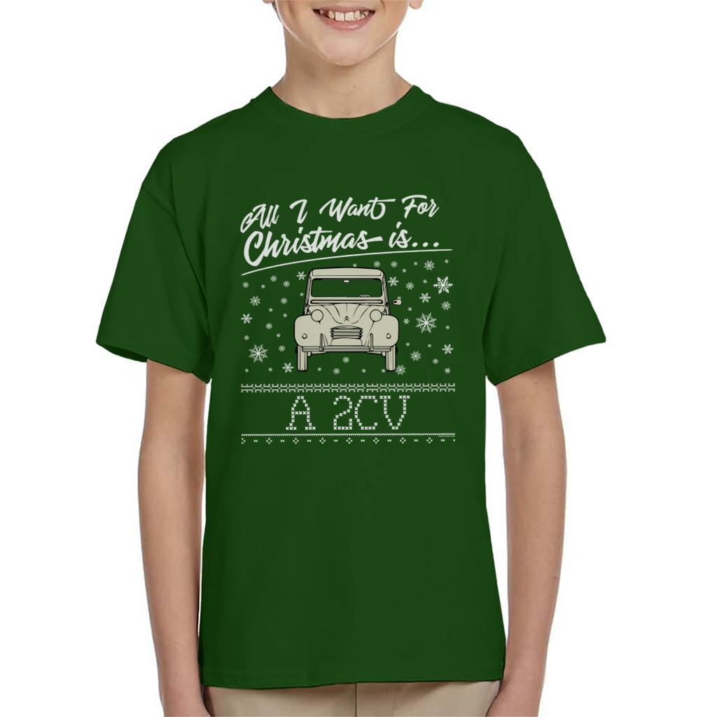 Citroen Christmas All I Want For Is A 2CV Kid's T-Shirt product image 4