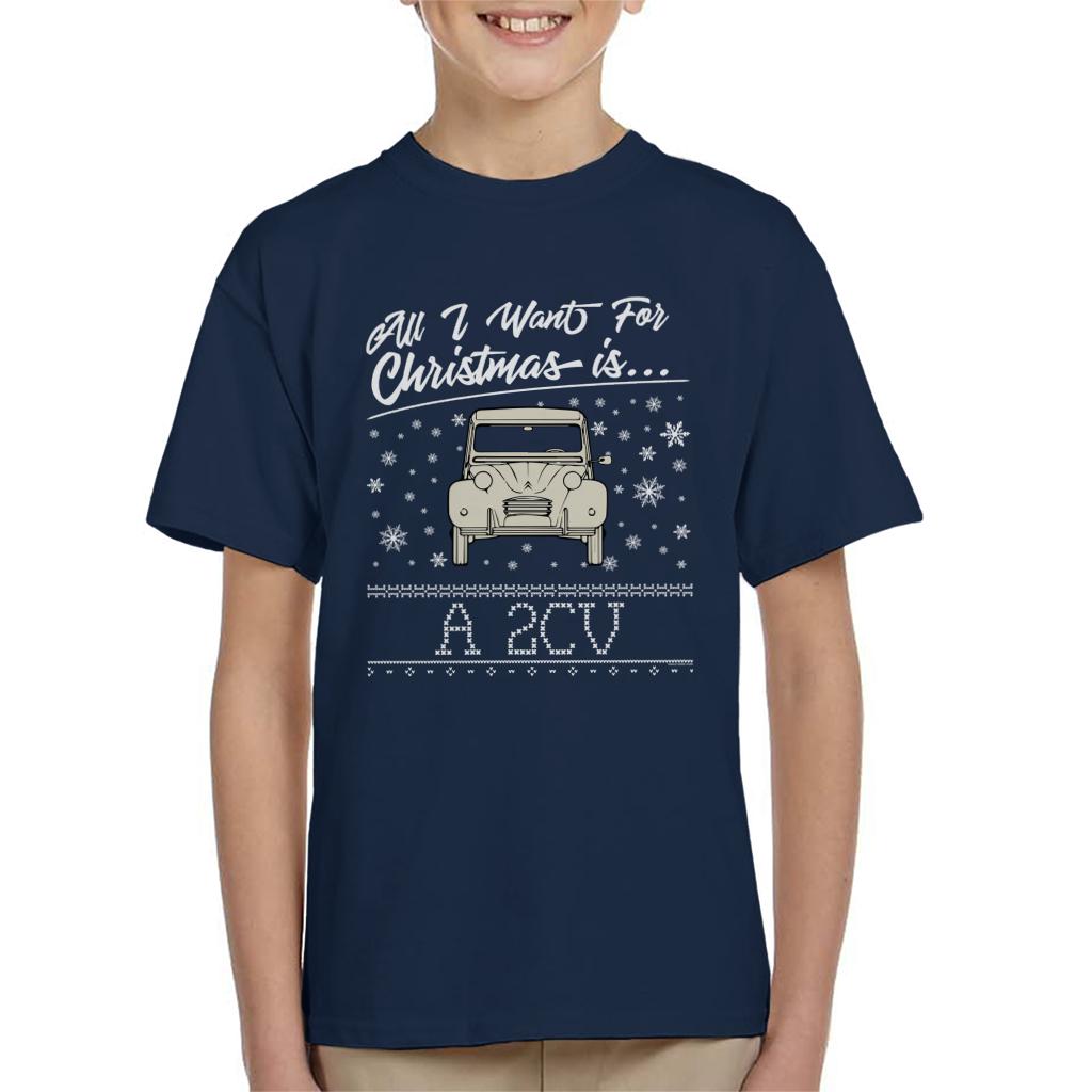 Citroen Christmas All I Want For Is A 2CV Kid's T-Shirt product image 1
