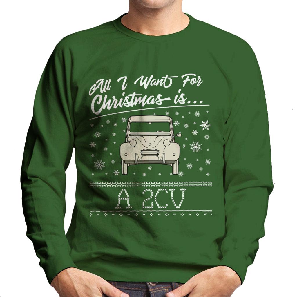 Citroen Christmas All I Want For Is A 2CV Men's Sweatshirt product image 4