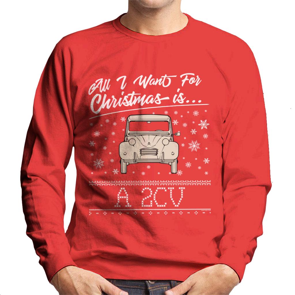 Citroen Christmas All I Want For Is A 2CV Men's Sweatshirt product image 6