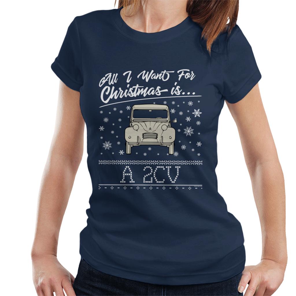 Citroen Christmas All I Want For Is A 2CV Women's T-Shirt product image 1