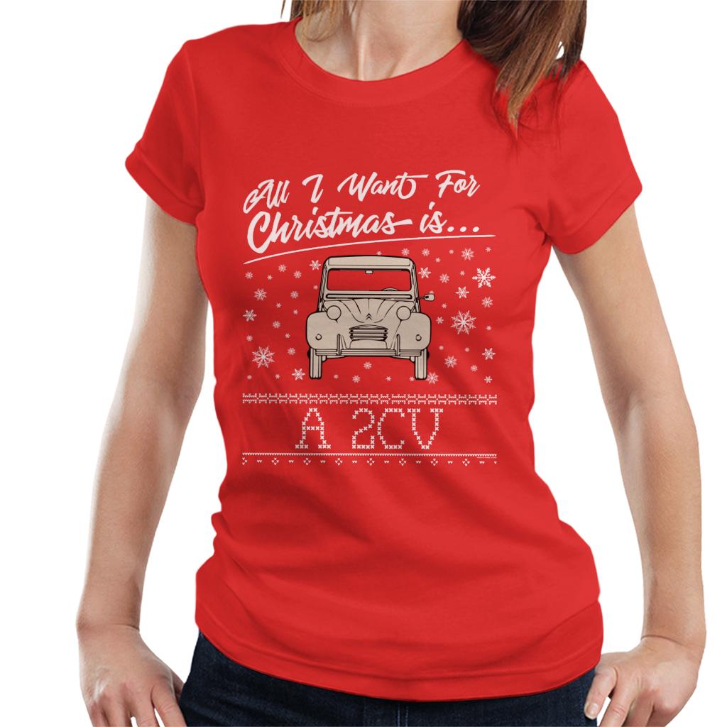Citroen Christmas All I Want For Is A 2CV Women's T-Shirt product image 6