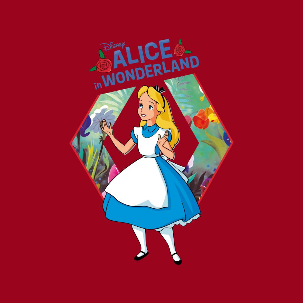 Disney Alice In Wonderland Flowers Rose Text Men's T-Shirt product image 7