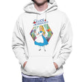 Disney Alice In Wonderland Flowers Rose Text Men's Hooded product image 1