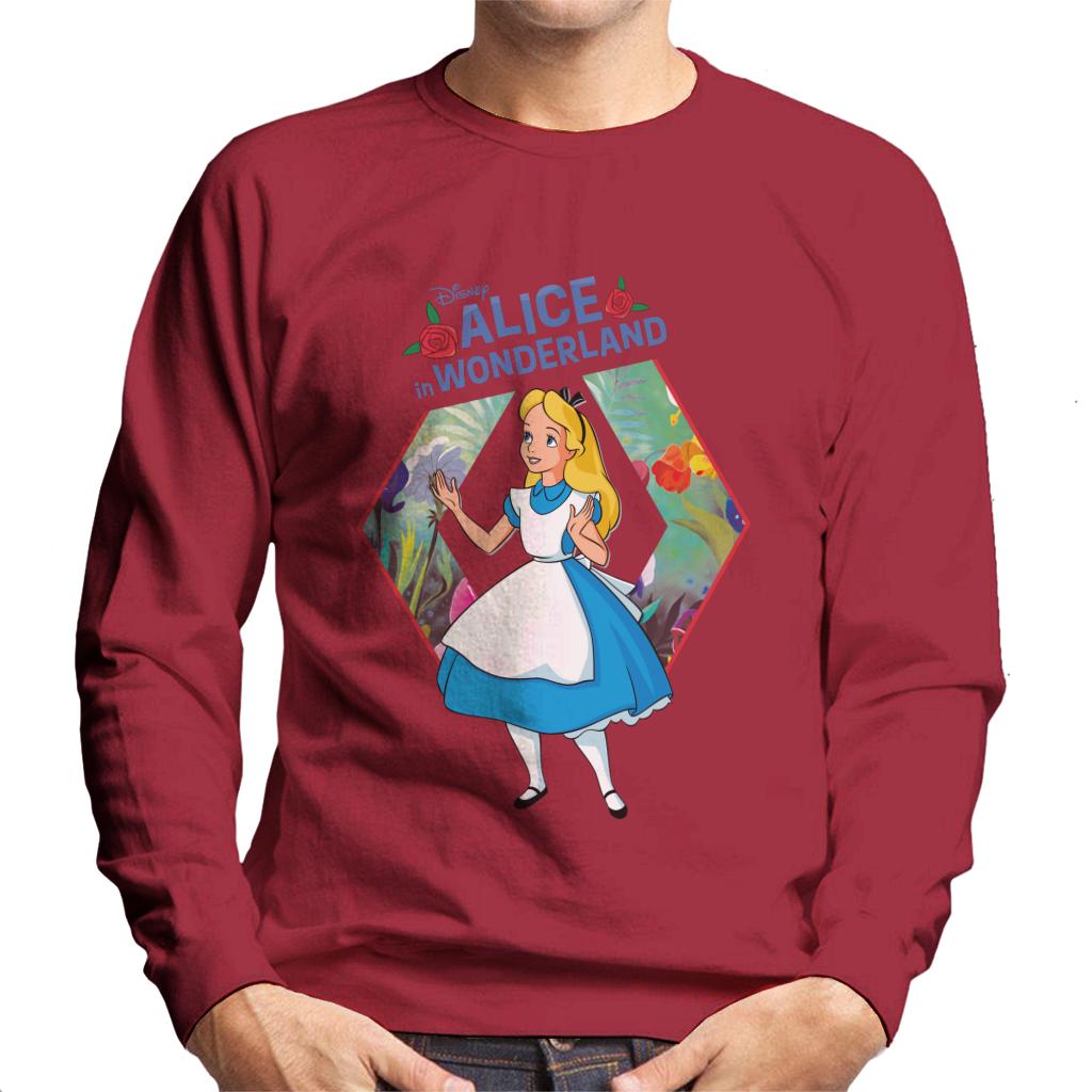 Disney Alice In Wonderland Flowers Rose Text Men's product image 6