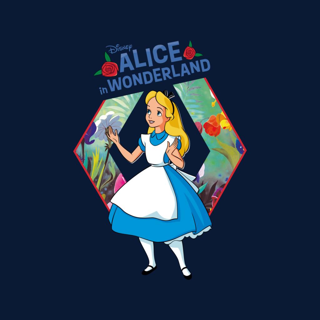 Disney Alice In Wonderland Flowers Rose Text Men's T-Shirt product image 5