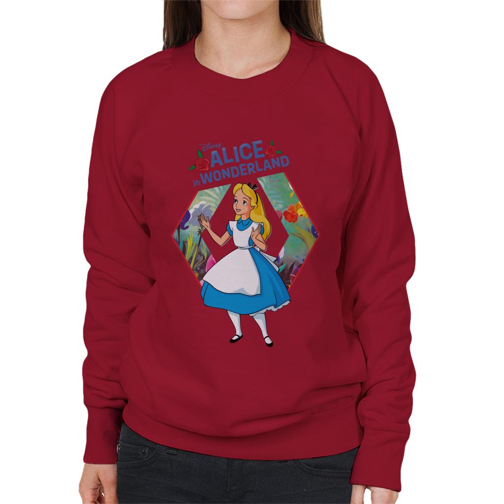 Disney Alice In Wonderland Flowers Rose Text Women's product image 6