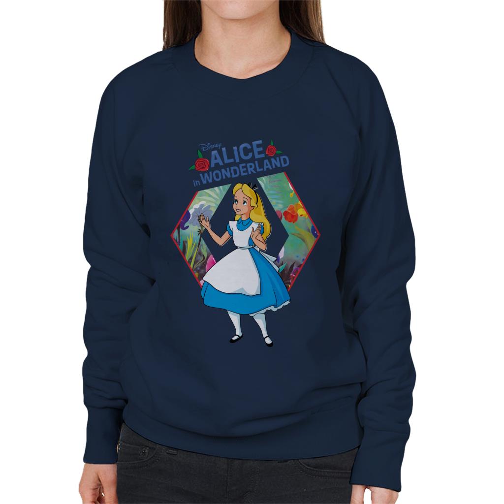 Disney Alice In Wonderland Flowers Rose Text Women's product image 4