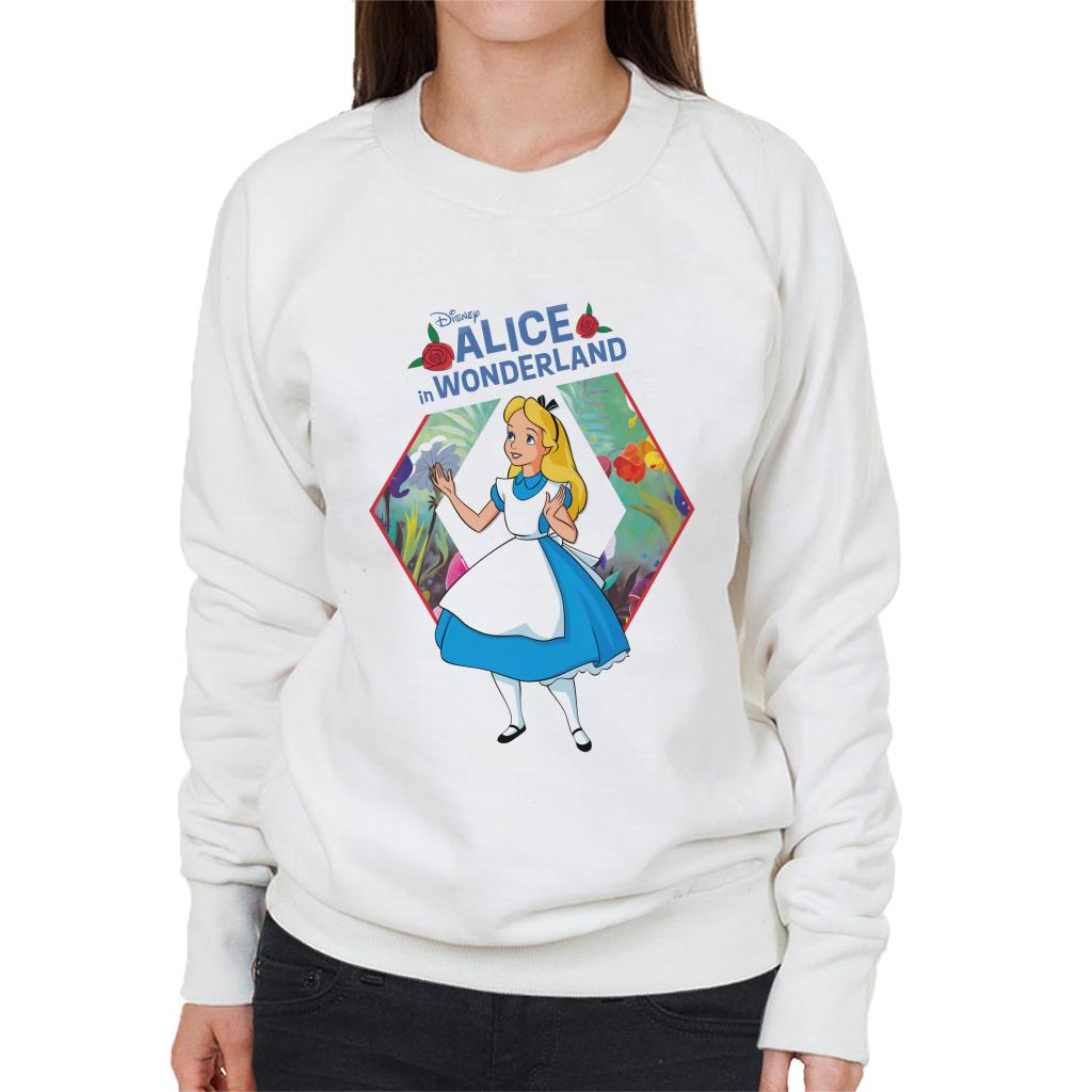 Disney Alice In Wonderland Flowers Rose Text Women's product image 1