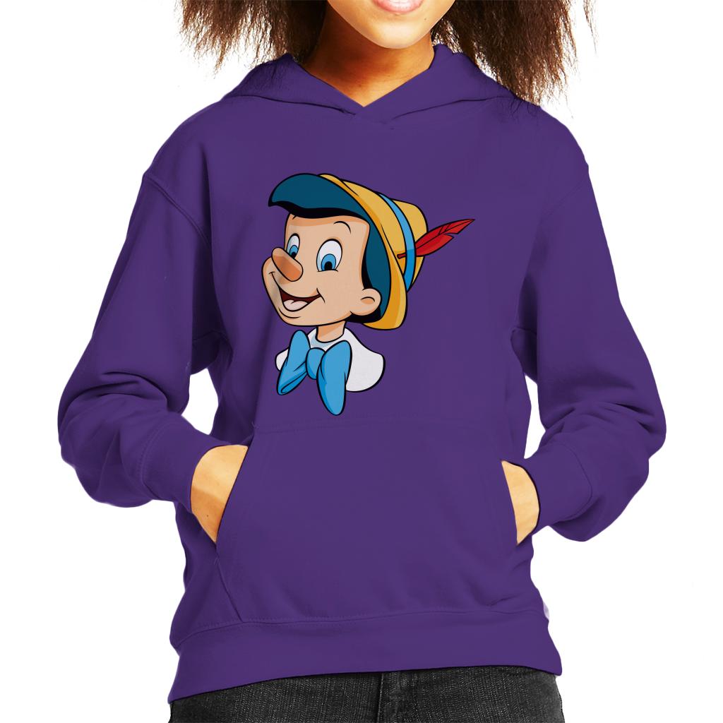 Disney Pinocchio Bow Tie Smile Kid's Hooded Sweatshirt product image 6