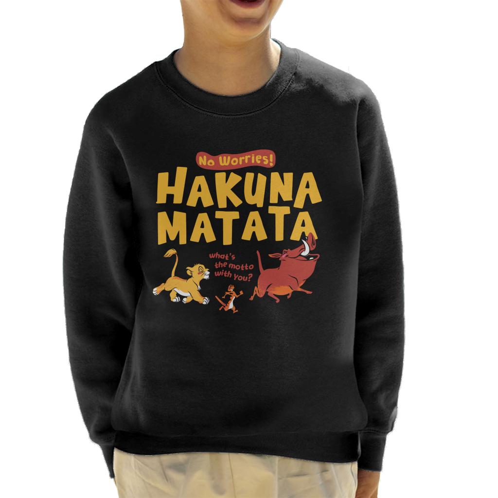 Disney The Lion King Hakuna Matata Kid's Sweatshirt product image 1