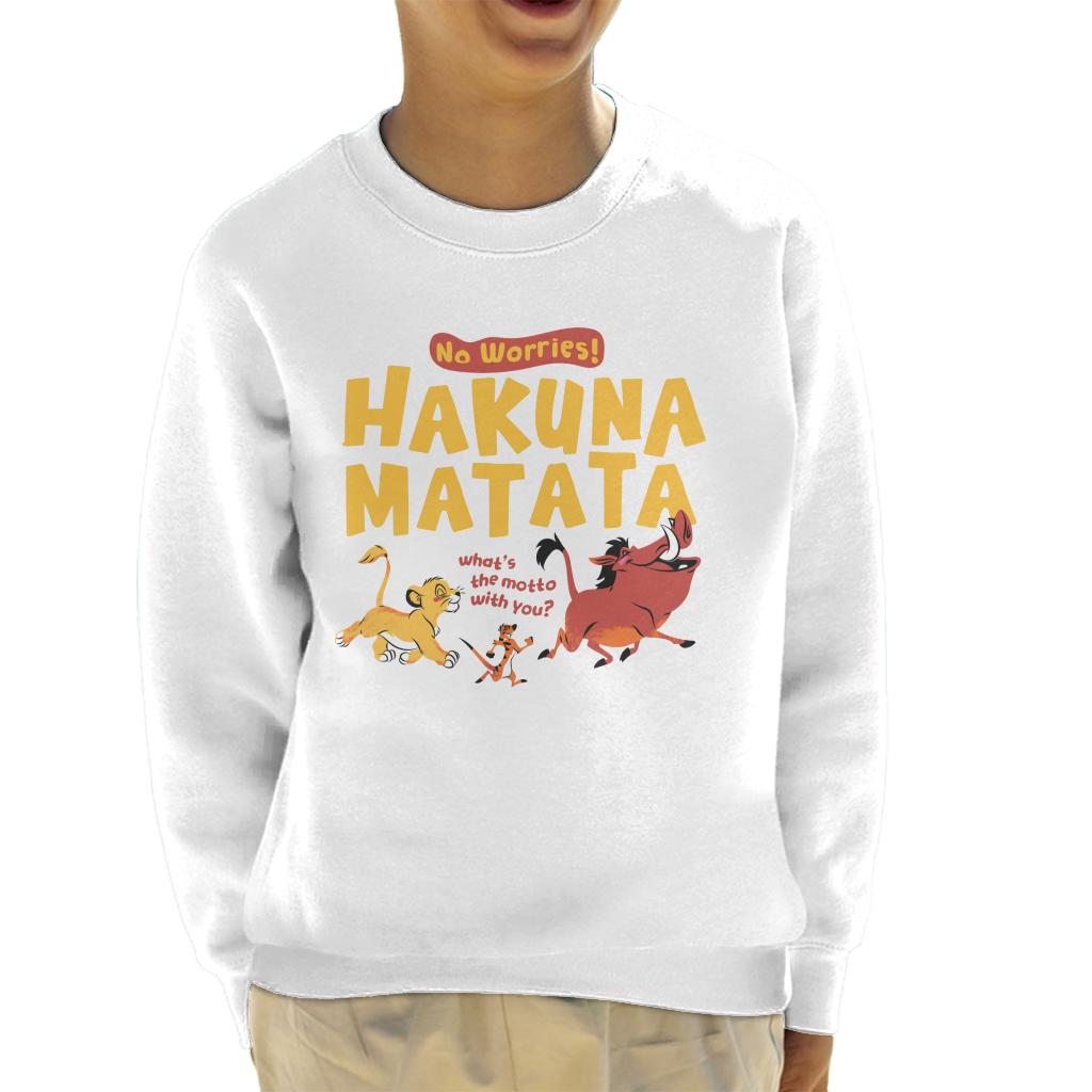 Disney The Lion King Hakuna Matata Kid's Sweatshirt product image 6