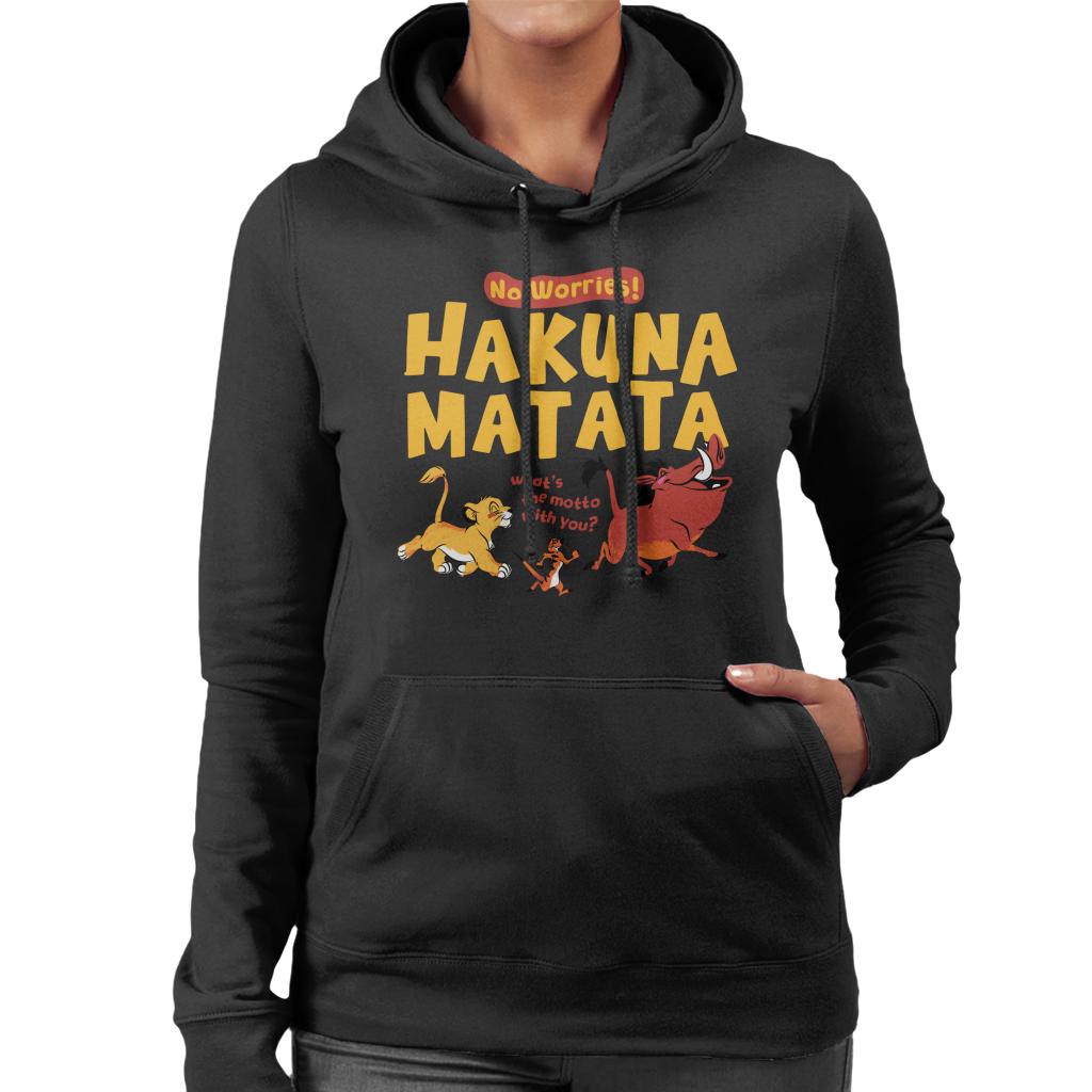 Disney The Lion King Hakuna Matata Women's Hooded Sweatshirt product image 1