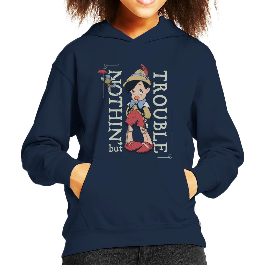 Disney Pinocchio Nothing But Trouble Kid's Hooded Sweatshirt product image 4