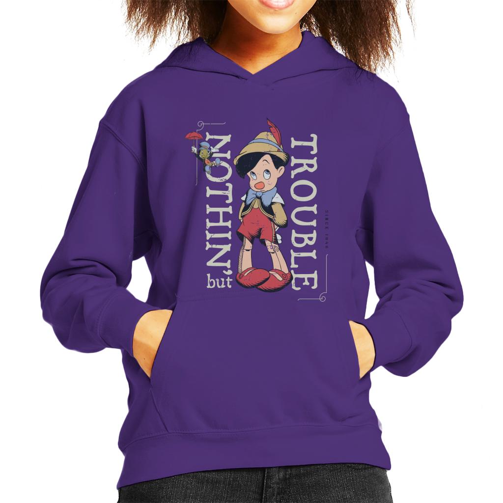 Disney Pinocchio Nothing But Trouble Kid's Hooded Sweatshirt product image 6