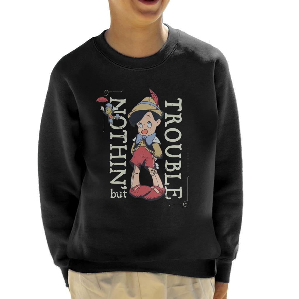 Disney Pinocchio Nothing But Trouble Kid's Sweatshirt product image 1