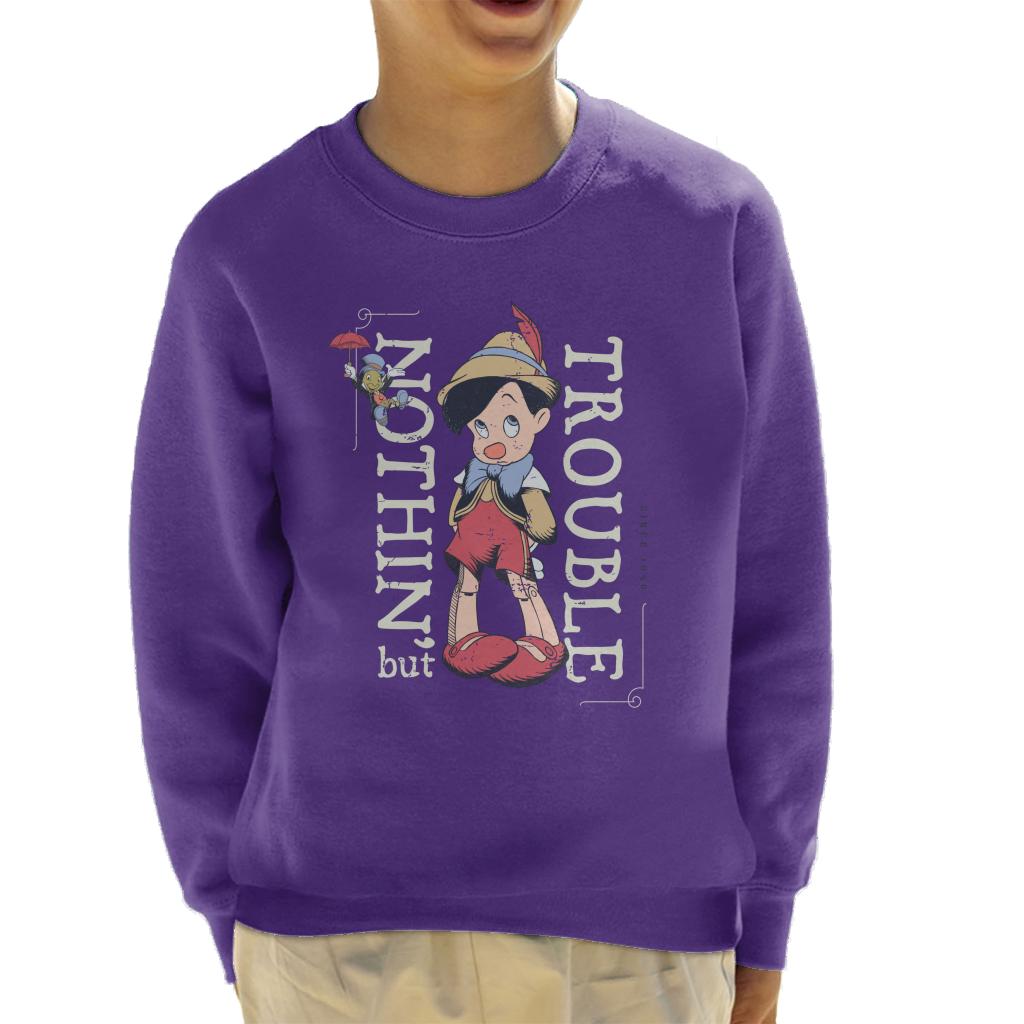 Disney Pinocchio Nothing But Trouble Kid's Sweatshirt product image 6
