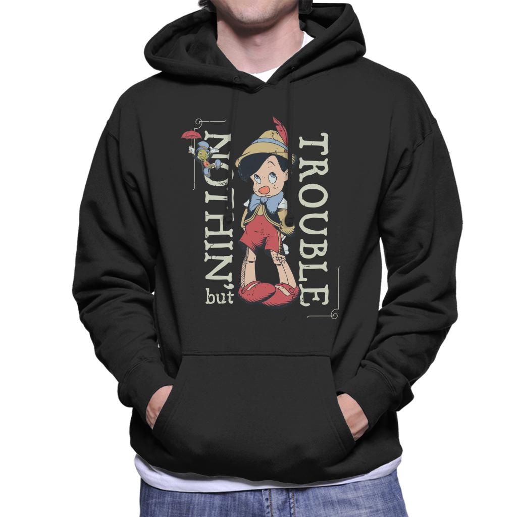 Disney Pinocchio Nothing But Trouble Men's Hooded Sweatshirt product image 1