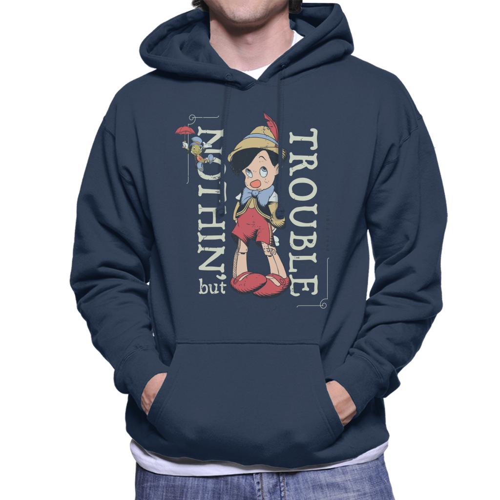 Disney Pinocchio Nothing But Trouble Men's Hooded Sweatshirt product image 4
