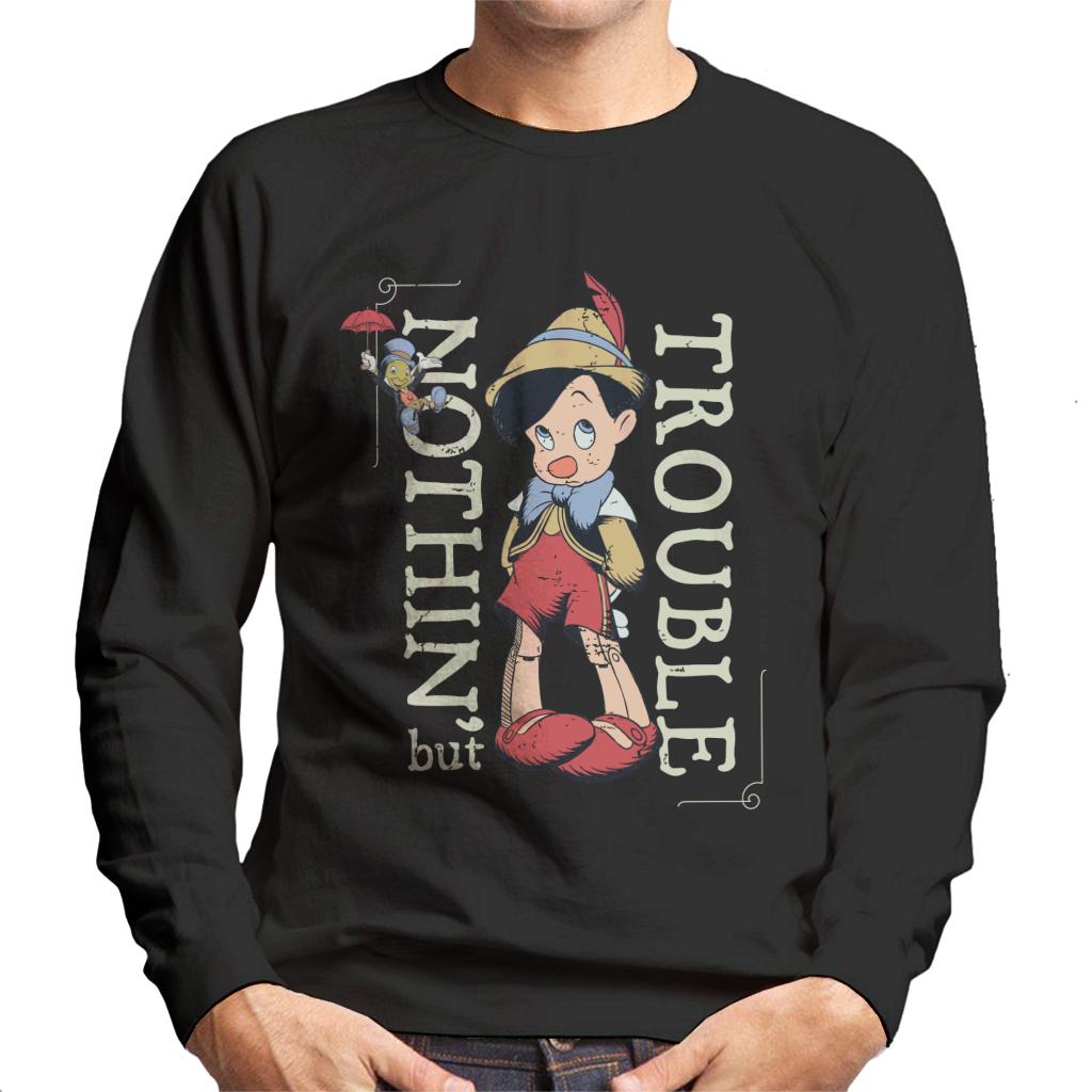 Disney Pinocchio Nothing But Trouble Men's Sweatshirt product image 1