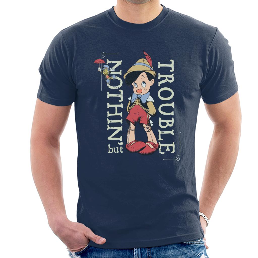 Disney Pinocchio Nothing But Trouble Men's T-Shirt product image 4