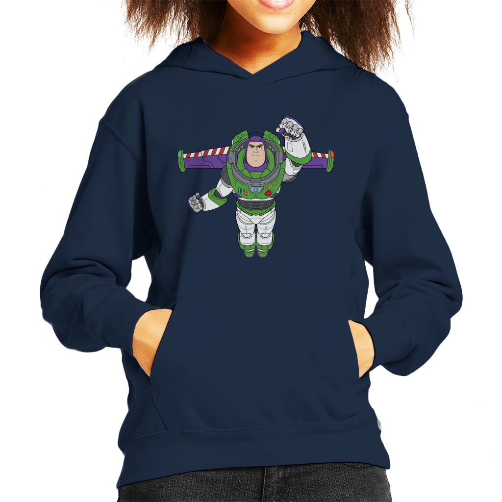 Disney Toy Story Buzz Lightyear Flight Pose Kid's Hooded product image 4