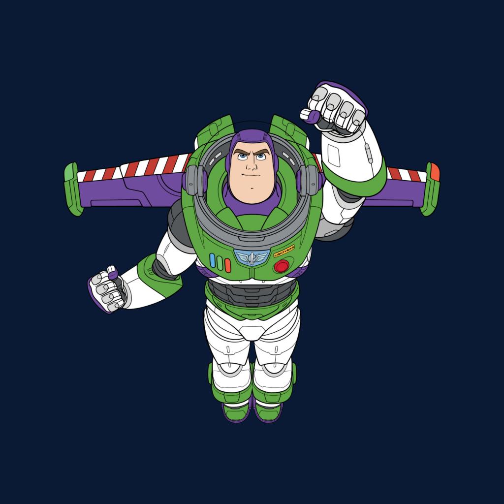 Disney Toy Story Buzz Lightyear Flight Pose Men's Hooded product image 5
