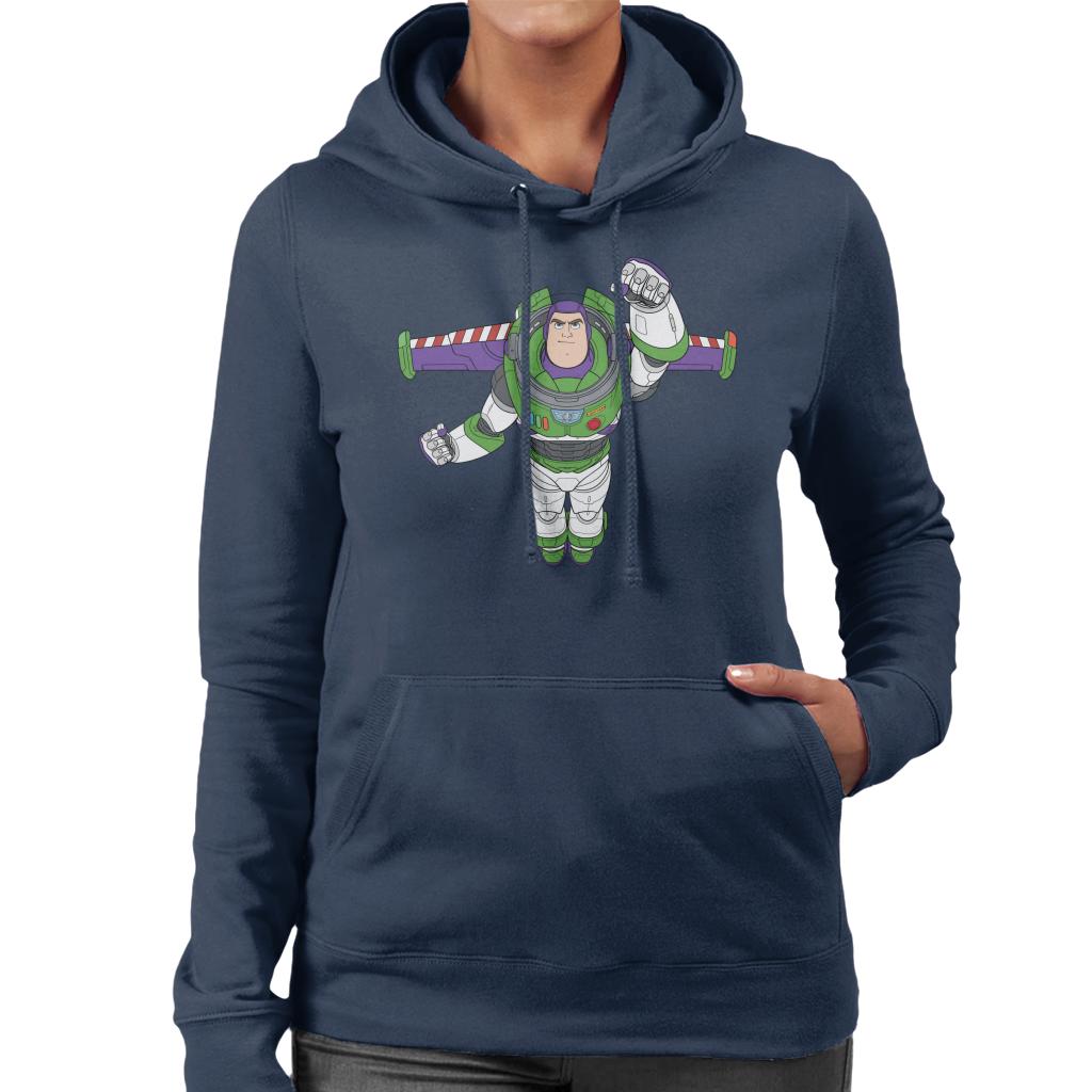 Disney Toy Story Buzz Lightyear Flight Pose Women's Hooded product image 4